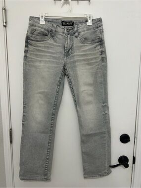 Salvage Men's Light Gray Relaxed Jeans